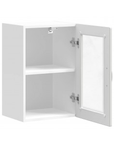 Pensile da Cucina con Porta in Vetro Porto Bianco