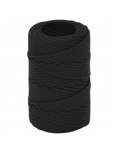 Corda Nautica Completamente Nera 2 mm 250 m in Polipropilene 2
