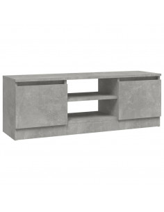 Mobile Porta TV con Anta Grigio Cemento 102x30x36 cm