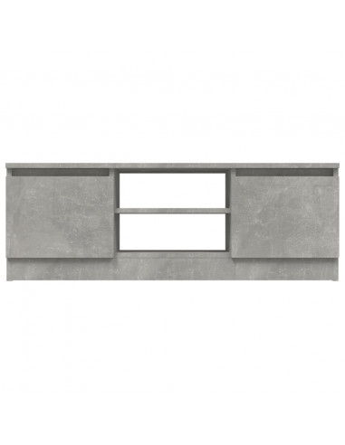 Mobile Porta TV con Anta Grigio Cemento 102x30x36 cm