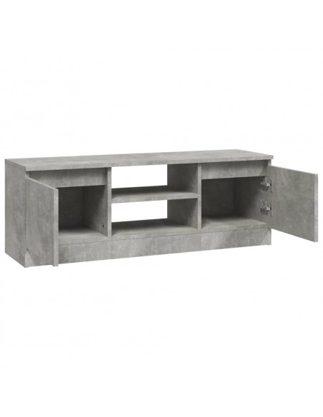 Mobile Porta TV con Anta Grigio Cemento 102x30x36 cm