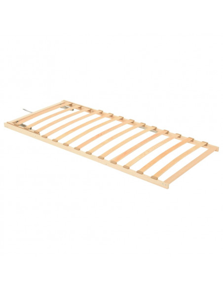 Rete a Doghe con 13 Doghe Testata Regolabile 90x200 cm