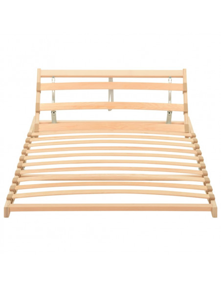 Rete a Doghe con 13 Doghe Testata Regolabile 90x200 cm