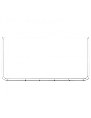 Rastrelliera per Legna 300x25x150 cm in Acciaio Zincato