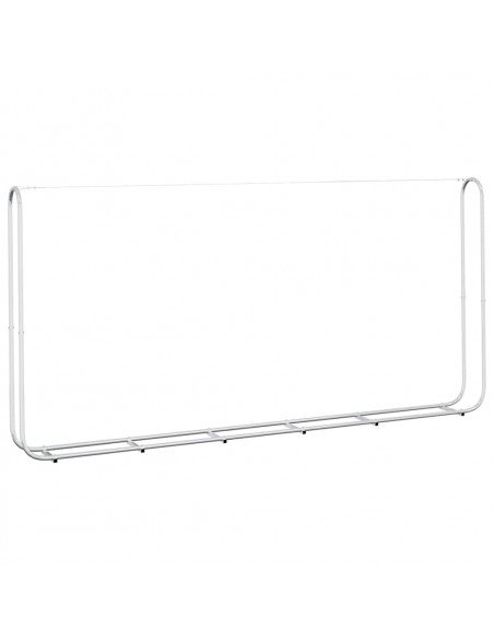 Rastrelliera per Legna 300x25x150 cm in Acciaio Zincato