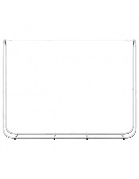 Rastrelliera per Legna 200x25x150 cm in Acciaio Zincato