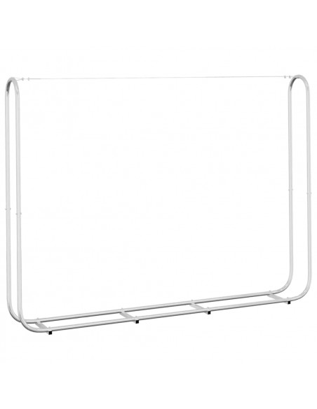 Rastrelliera per Legna 200x25x150 cm in Acciaio Zincato