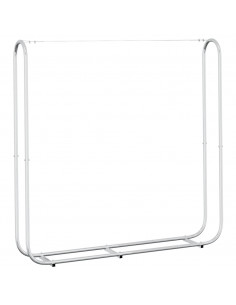 Rastrelliera per Legna 150x25x150 cm in Acciaio Zincato 2