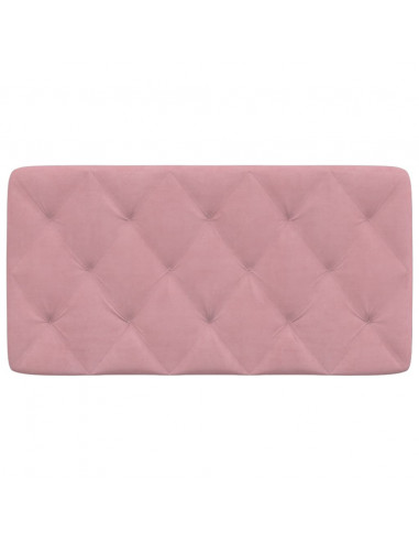Cuscino Testiera Rosa 100 cm in Velluto