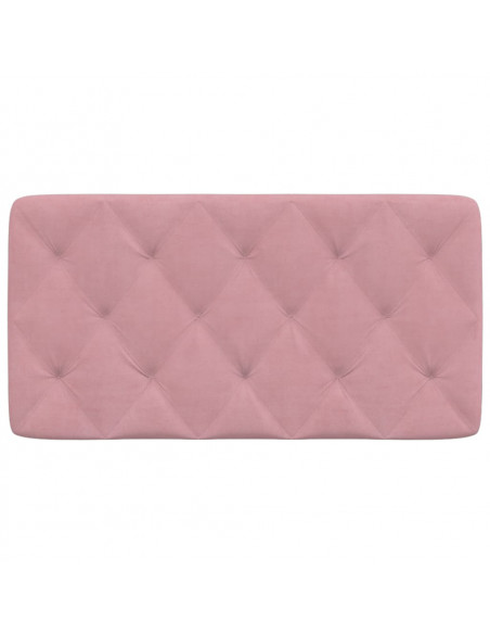 Cuscino Testiera Rosa 100 cm in Velluto