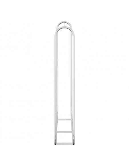 Rastrelliera per Legna 150x25x150 cm in Acciaio Zincato