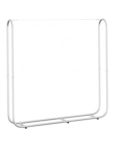 Rastrelliera per Legna 150x25x150 cm in Acciaio Zincato