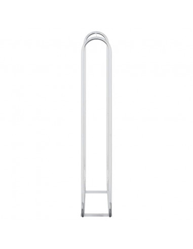 Rastrelliera per Legna 100x25x150 cm in Acciaio Zincato