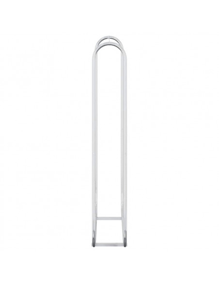 Rastrelliera per Legna 100x25x150 cm in Acciaio Zincato