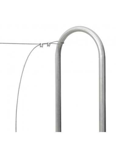 Rastrelliera per Legna con Copertura Antipioggia 150x25x150 cm