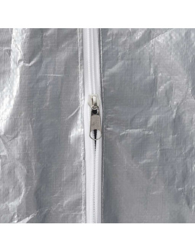 Rastrelliera per Legna con Copertura Antipioggia 150x25x150 cm