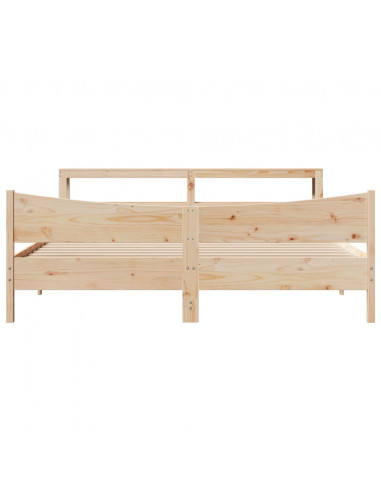 Giroletto con Testiera 180x200 cm Massello Pino