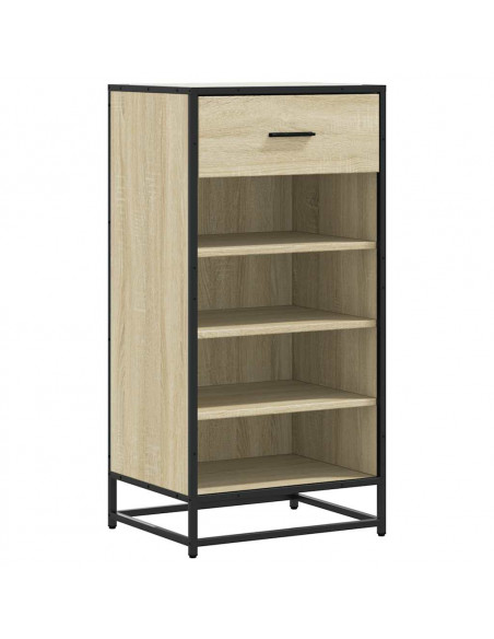 Scarpiera Rovere Sonoma 48x38x97,5 cm in Legno Multistrato