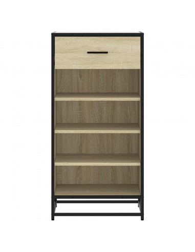 Scarpiera Rovere Sonoma 48x38x97,5 cm in Legno Multistrato