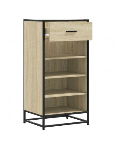 Scarpiera Rovere Sonoma 48x38x97,5 cm in Legno Multistrato