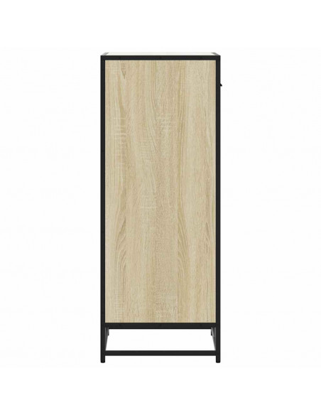 Scarpiera Rovere Sonoma 48x38x97,5 cm in Legno Multistrato
