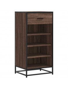 Scarpiera Rovere Marrone 48x38x97,5 cm in Legno Multistrato