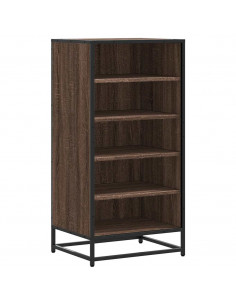 Scarpiera Rovere Marrone 48x38x97,5 cm in Legno Multistrato