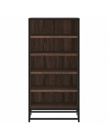 Scarpiera Rovere Marrone 48x38x97,5 cm in Legno Multistrato