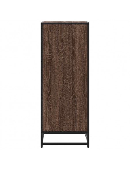 Scarpiera Rovere Marrone 48x38x97,5 cm in Legno Multistrato