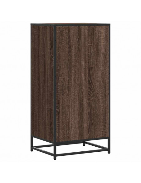 Scarpiera Rovere Marrone 48x38x97,5 cm in Legno Multistrato