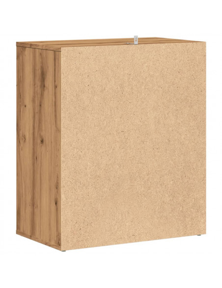 Scarpiera Rovere Artigianale 60x35x70 cm in Legno Multistrato