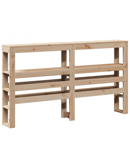 Letto senza Materasso 150x200 cm in Legno Massello di Pino