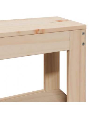 Letto senza Materasso 150x200 cm in Legno Massello di Pino