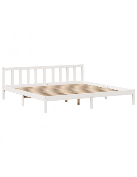 Giroletto con Libreria senza Materasso 180x200 cm in Legno Pino