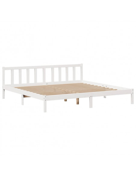 Giroletto con Libreria senza Materasso 180x200 cm in Legno Pino