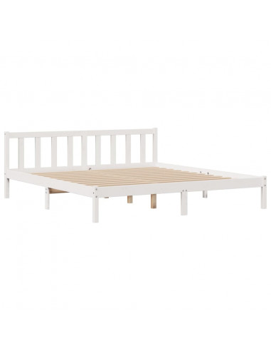 Giroletto con Libreria senza Materasso 180x200 cm in Legno Pino