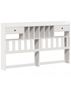 Giroletto con Libreria senza Materasso 180x200 cm in Legno Pino