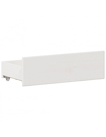 Giroletto con Libreria senza Materasso 180x200 cm in Legno Pino