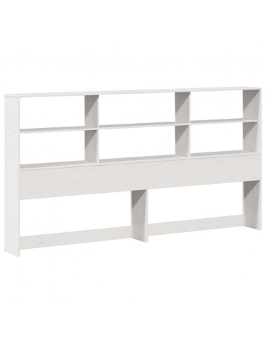 Giroletto con Libreria senza Materasso 180x200 cm in Legno Pino