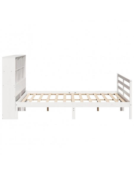 Giroletto con Libreria senza Materasso 180x200 cm in Legno Pino