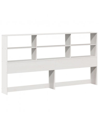 Giroletto con Libreria senza Materasso 180x200 cm in Legno Pino