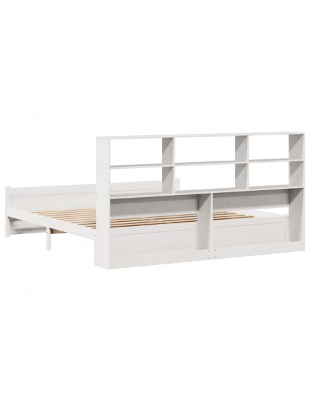 Giroletto con Libreria senza Materasso 180x200 cm in Legno Pino