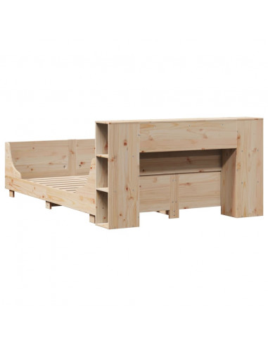 Giroletto senza Materasso 140x200 cm in Legno Massello di Pino