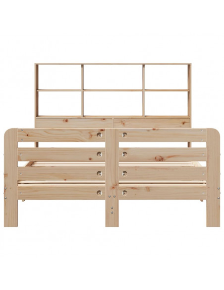 Giroletto senza Materasso 140x200 cm in Legno Massello di Pino