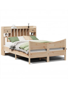 Giroletto senza Materasso 140x200 cm in Legno Massello di Pino