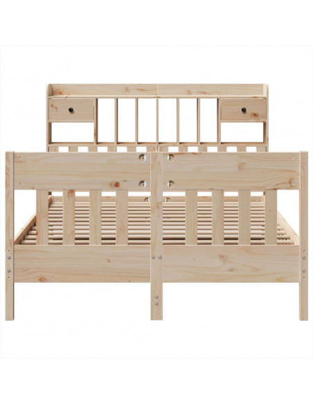 Giroletto senza Materasso 140x200 cm in Legno Massello di Pino