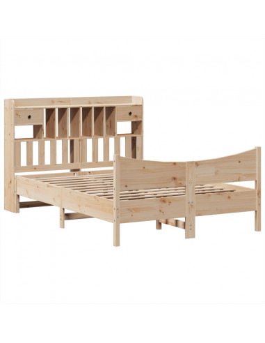 Giroletto senza Materasso 150x200 cm in Legno Massello di Pino