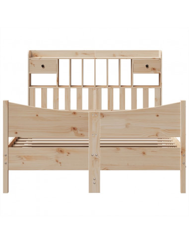 Giroletto senza Materasso 150x200 cm in Legno Massello di Pino