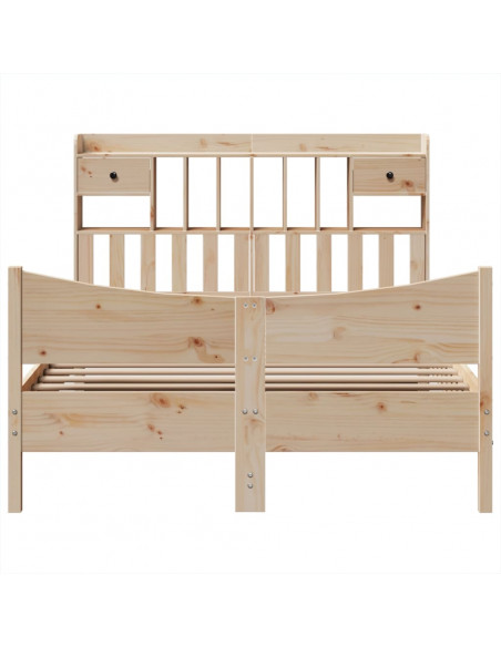 Giroletto senza Materasso 160x200 cm in Legno Massello di Pino