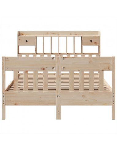 Giroletto senza Materasso 160x200 cm in Legno Massello di Pino